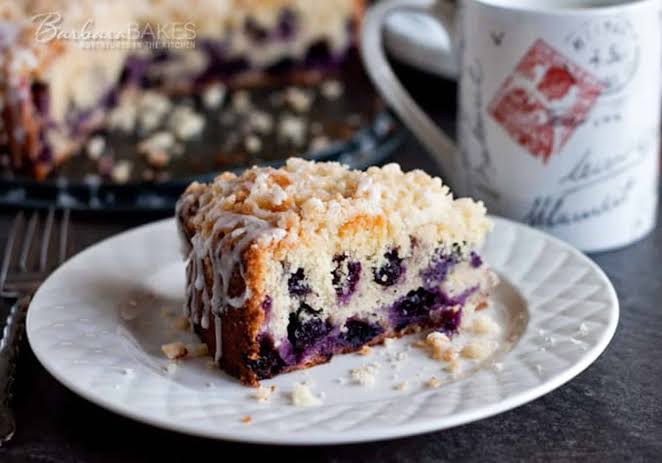 Wild Blueberry Lemon Crumb Coffee Cake