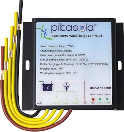 400W 12V/24V Auto-Detect Wind Turbine MPPT Charge Controller