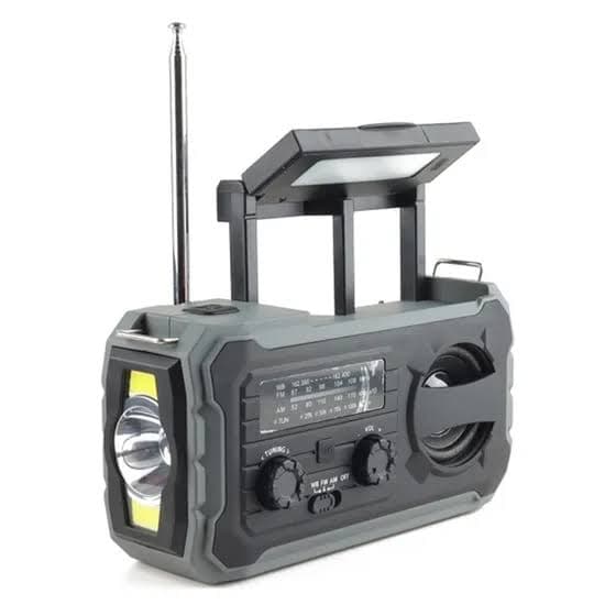 4000mAh Solar & Hand Crank Emergency Weather Radio Generator