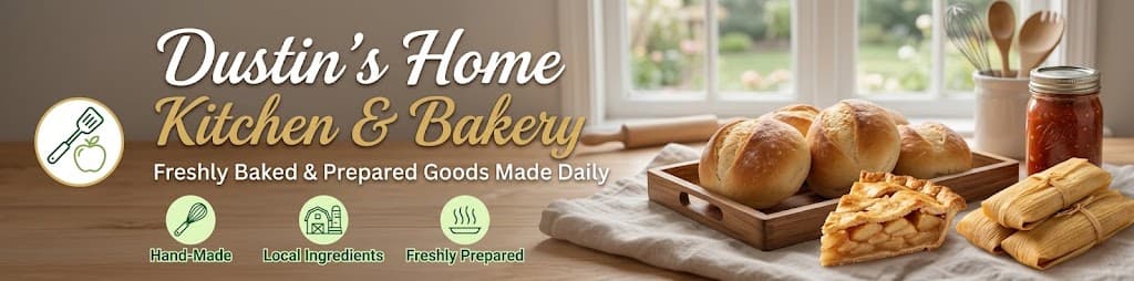 Dustin's Home Kitchen & Bakery banner