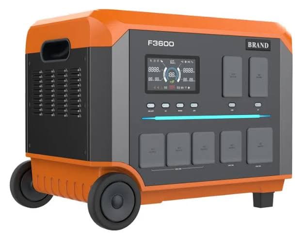 3600W High-Capacity Modular Solar Generator Backup